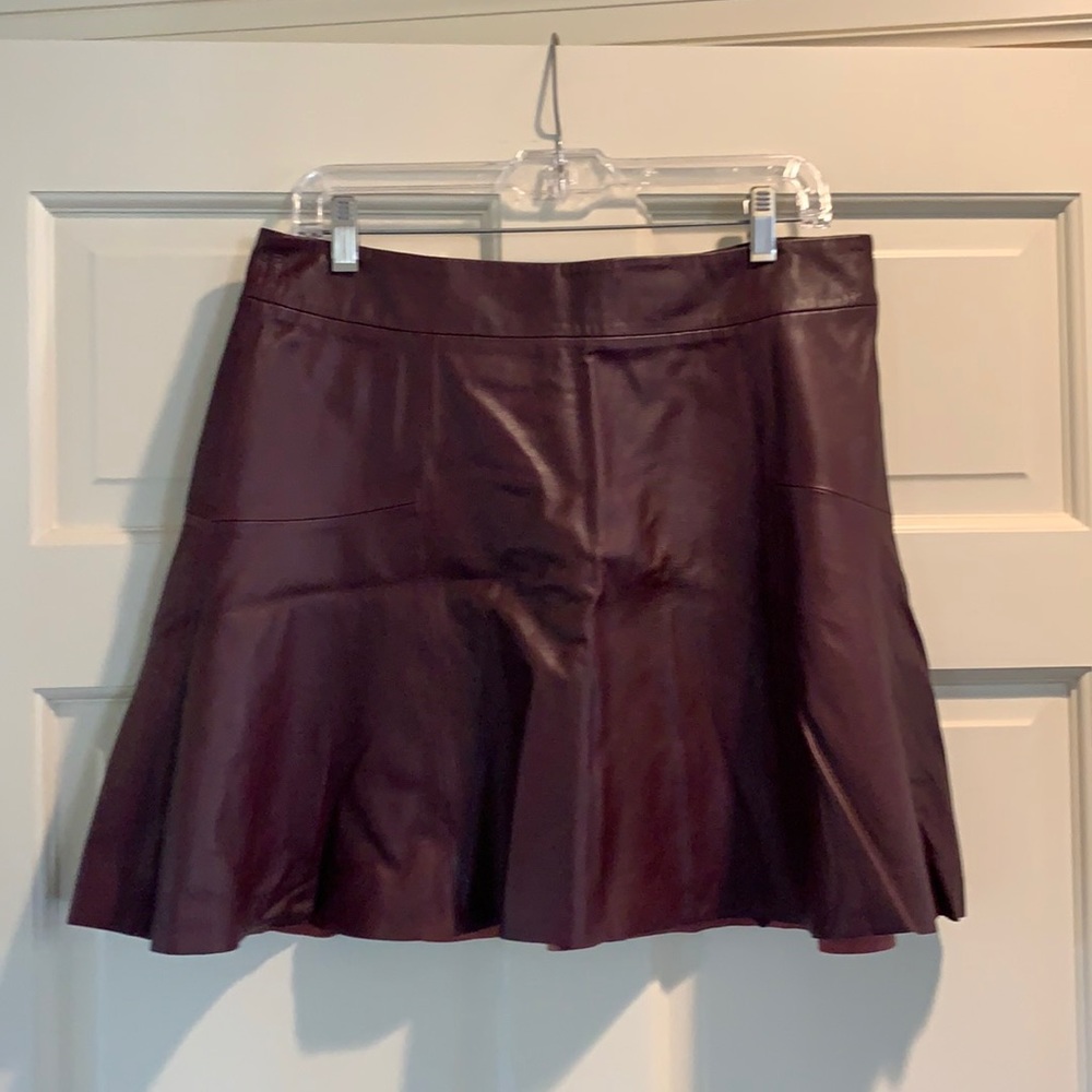 Banana Republic leather skirt